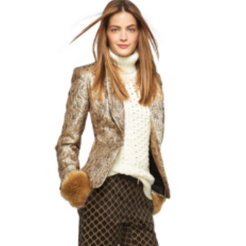 Brocade blazer